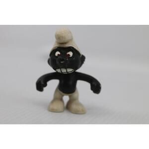 Angry Smurf Black Teeth Vintage 20007 Figure Schleich Peyo Figurine 1966-Large